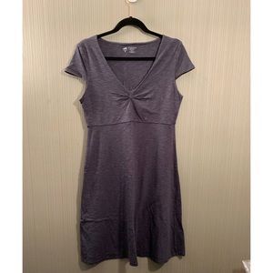 EUC Toad & Co Horny Toad M Rosemarie Dress - Navy Heather Blue, Cap Sleeve
